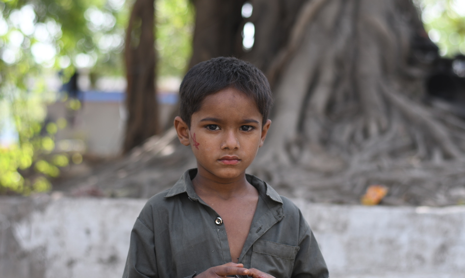 Street child in Pakistan