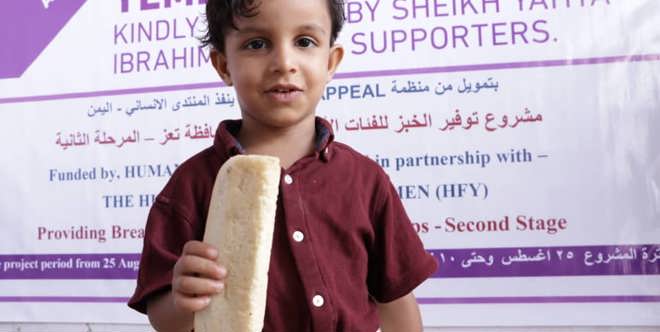 Sustainable bread for Yemeni families