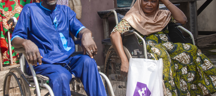 In Nigeria, 468 families received 3 kilograms of beef each.