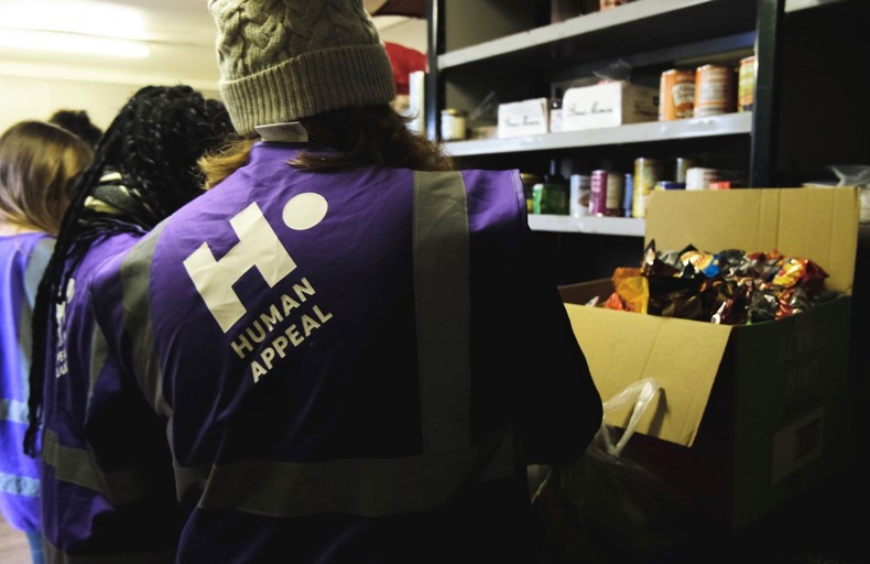 Human Appeal volunteers helping out