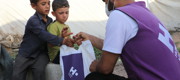 In Syria, 312 families received 3 kilograms of beef each.