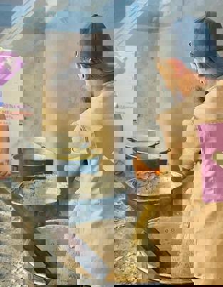 Hot meals being prepared