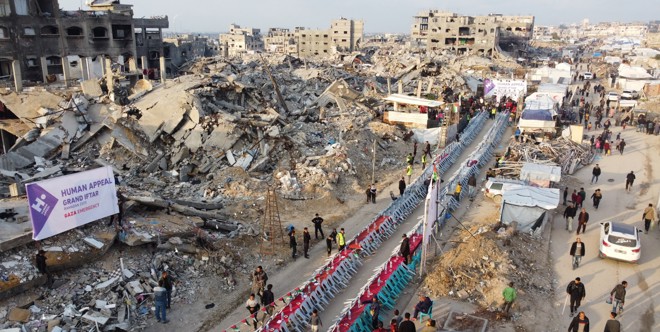 Grand Iftars in Gaza