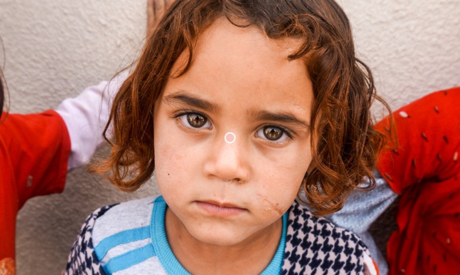 Young girl in Iraq