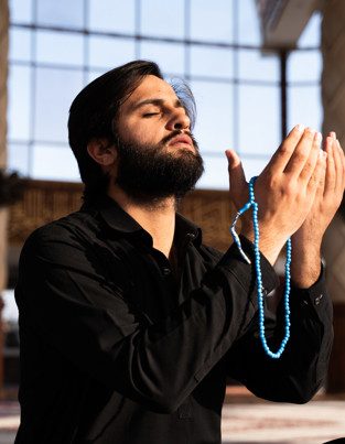 Man praying
