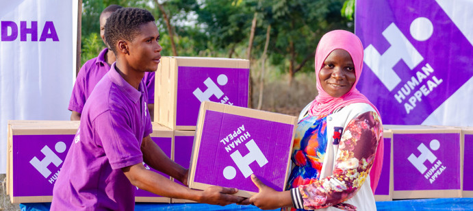 In Malawi, 2,808 families received 5 kilograms of beef each.