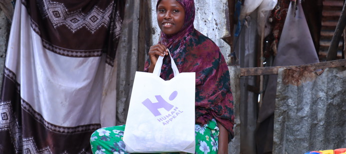 In Somalia, 2,373 families received 10 kilograms of beef each.