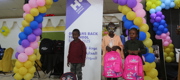 Distributed back to school kits to 587 children in Sudan at special events to brighten their days and help them look forward to school.