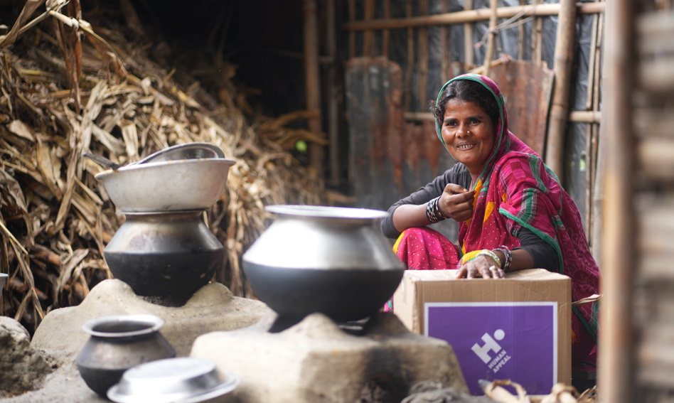 Child looking at the camera