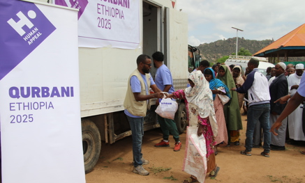 Qurbani distribution underway