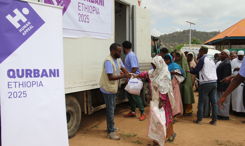 Qurbani distribution underway