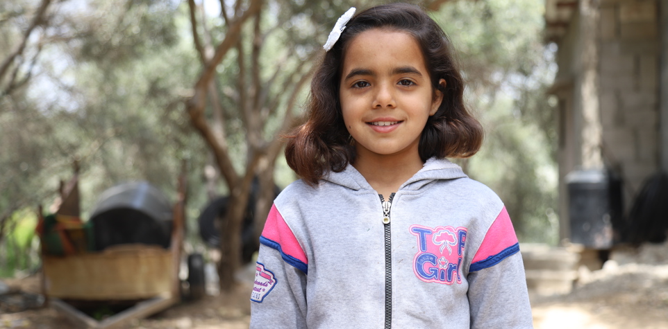 Orphan child in Palestine