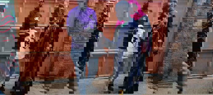 In Kenya, 288 families received 5 kilograms of beef each.