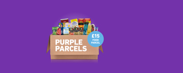Human Appeal and global grocer Aytac unite to fight against food insecurity one purple food parcel at a time