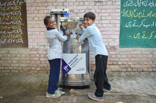 Water cooler for schools