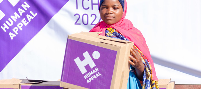 In Chad,  1,638 families each received 5 kilograms of beef. 