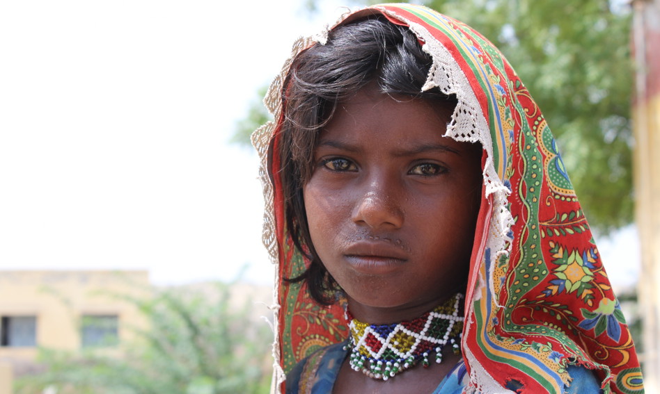 Young girl in Pakistan