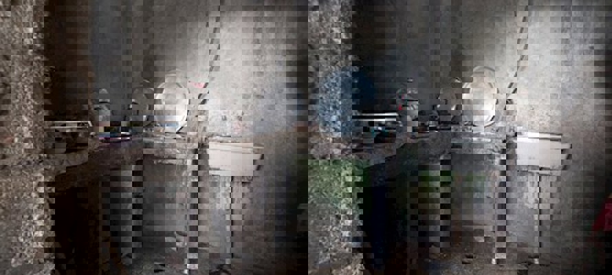 Iyad and his eight children are losing their battle against the cold in Gaza