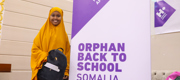 400 orphaned children in Somalia received school supplies; a uniform, bag, notebooks and pens.