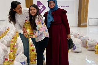Ramadan food parcels for families in Tunisia