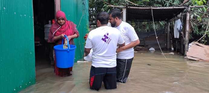 Over 4.8 million people affected and thousands displaced. Human Appeal is on the ground providing emergency relief, including food, fodder and hygiene kits.