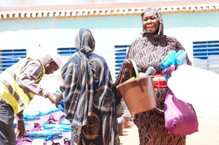 Hygiene kits for displaced Sudanese families
