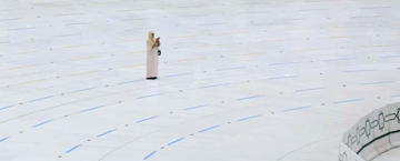 Pilgrim in Masjid al-Haram