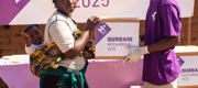 In Mozambique, 300 families received 4 kilograms of mutton or goat each. 