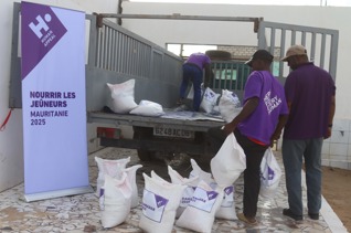 Ramadan food parcels for families in Mauritania